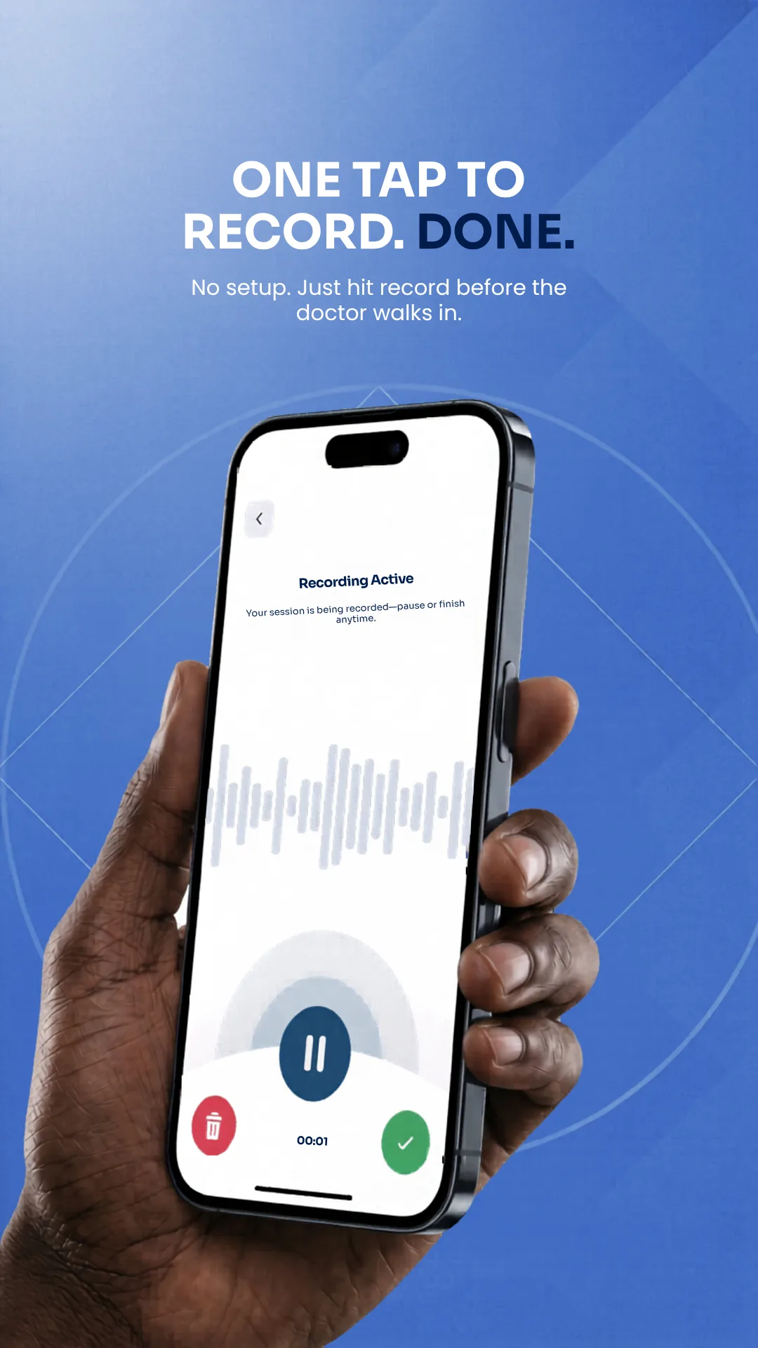 Doctor Notes app summary screen